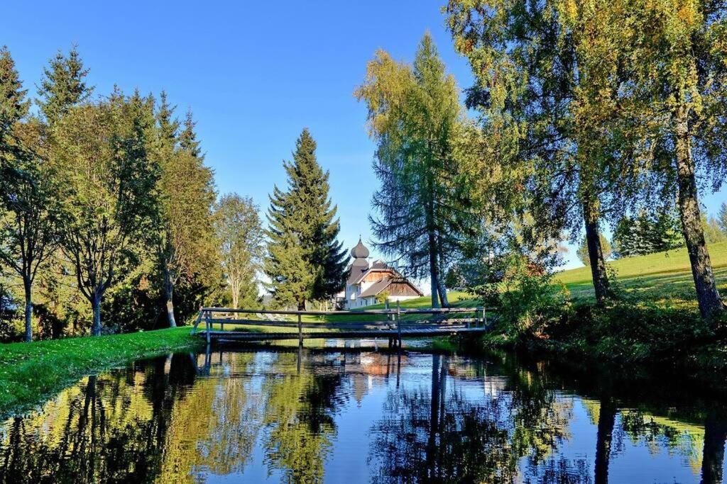 Ferienwohnung Karawankenblick Bach  ภายนอก รูปภาพ